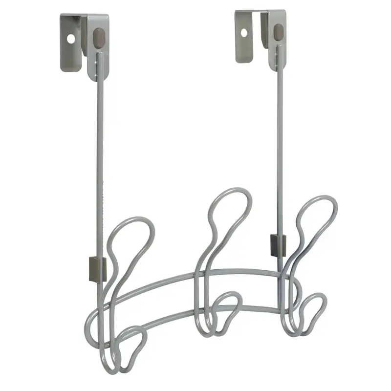Mainstays Snugfit 3-Hook Over-The-Door Towel And Robe Rack 1