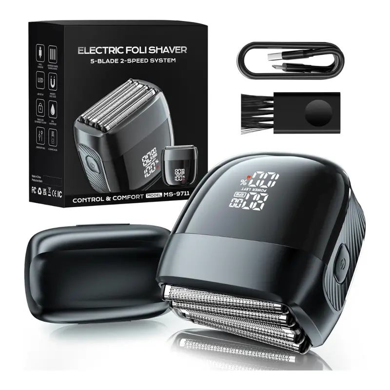 Malegebaz Electric 5-Blade Foil Shaver 1