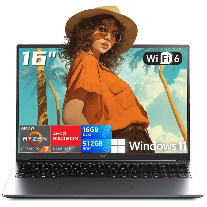 Mallrace 16" Fhd+ Laptop (7 7735Hs / 16Gb Ram / 512Gb Ssd) 1