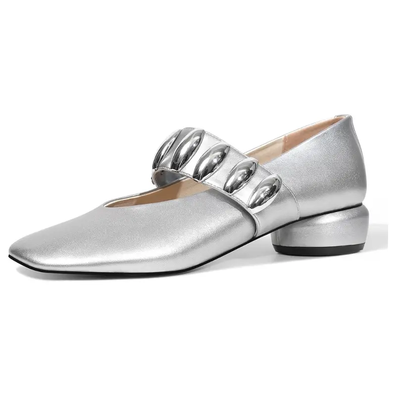 Mary Janes Women's Chunky Low Heels 1