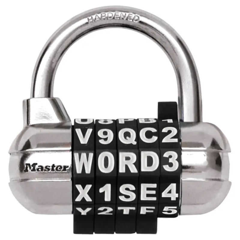 Master Lock Padlock, Set Your Own Word Combination Lock 1