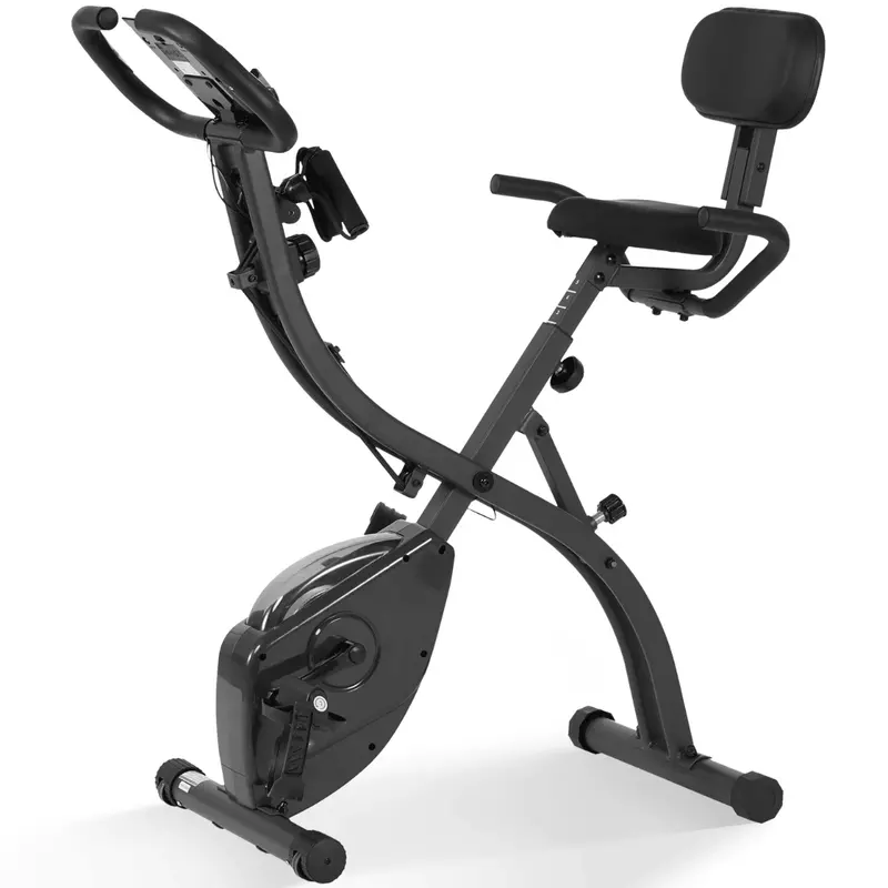 Maxkare 3-In-1 Quiet Folding Magnetic Stationary Exercise Bikes 1