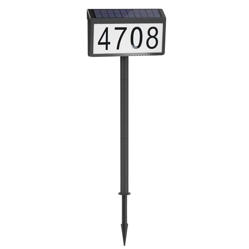Maxvolador Solar Powered Address Sign House Plaque 1
