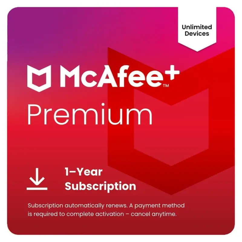Mcafee+ Premium Individual Plan 2026 Ready Software 1