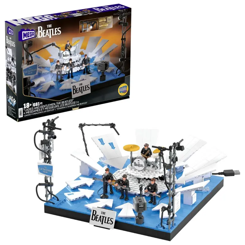 Mega 681-Piece The Beatles Ed Sullivan Show Building Set 1