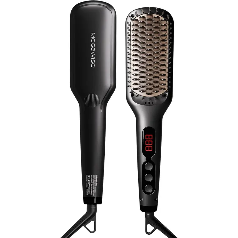Megawise Ceramic Ionic Hair Straightener Brush 1