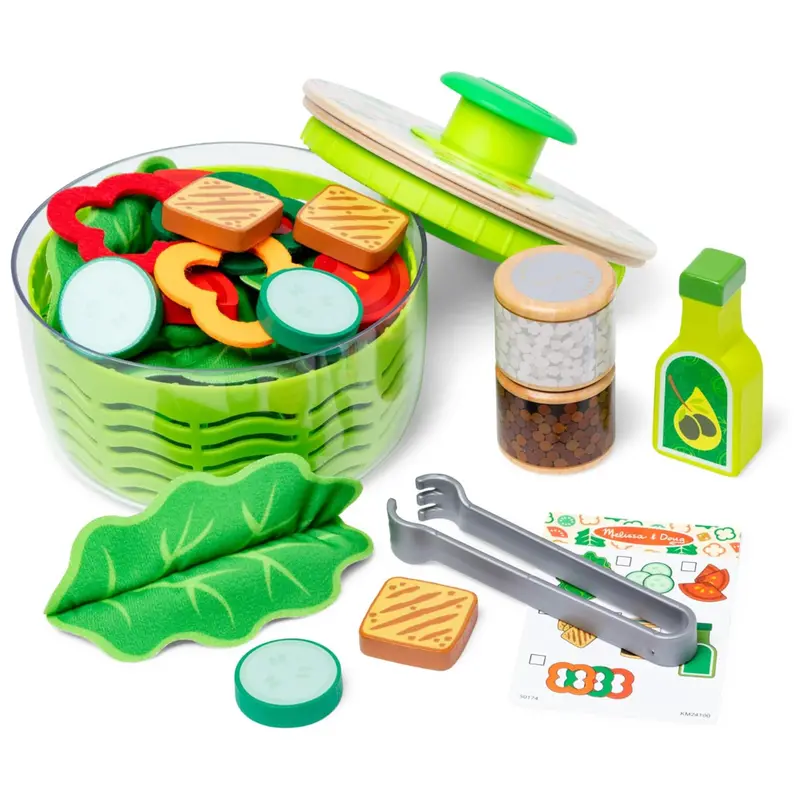 Melissa & Doug Salad Spinner Pretend Play Set 1