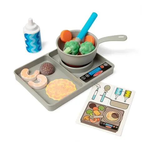 Melissa & Doug Simmer & Stir Stovetop Play Set With Water Wow 1