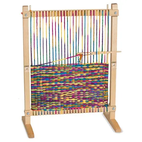 Melissa & Doug Wooden Multi-Craft Weaving Loom 1