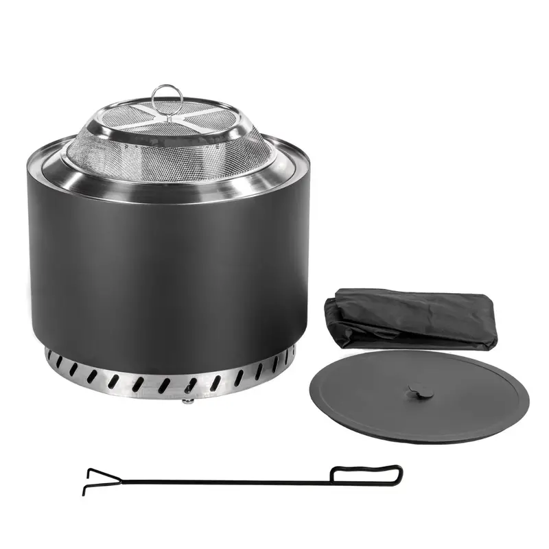 Member's Mark 22" Smokeless Wood Fire Pit With All-Weather Cover 1