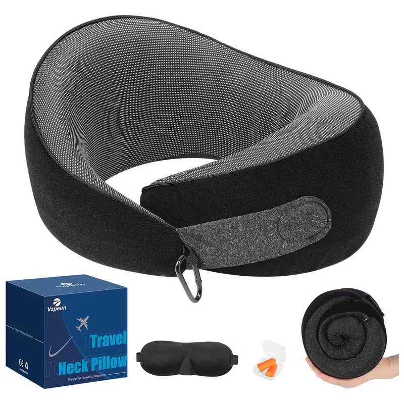 Memory Foam Filling Travel Neck Pillow 1