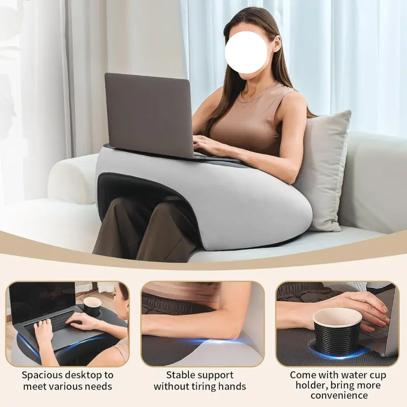 Memory Foam Lap Desk Arm Support Pillow 1