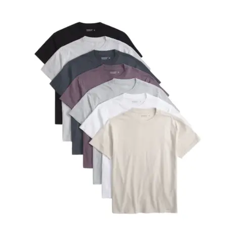 Men's 100% Cotton 7-Pack Tees 1