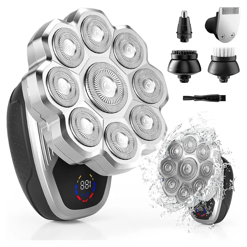 Men's 5-In-1 Electric Wet & Dry Bald Head Shaver 1