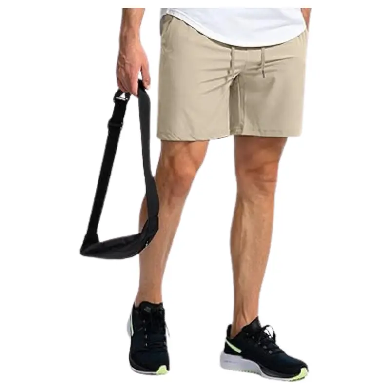 Men's 7" Quick Dry Running Shorts With Zipper Pockets 1