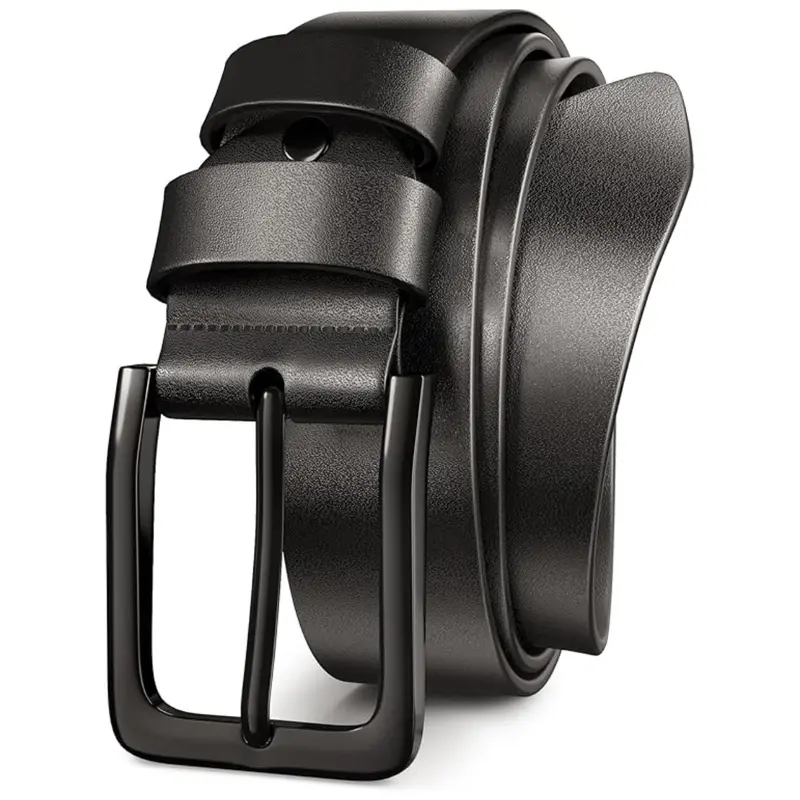 Men's Casual Adjustable Genuine Leather Belt (31"-34") 1
