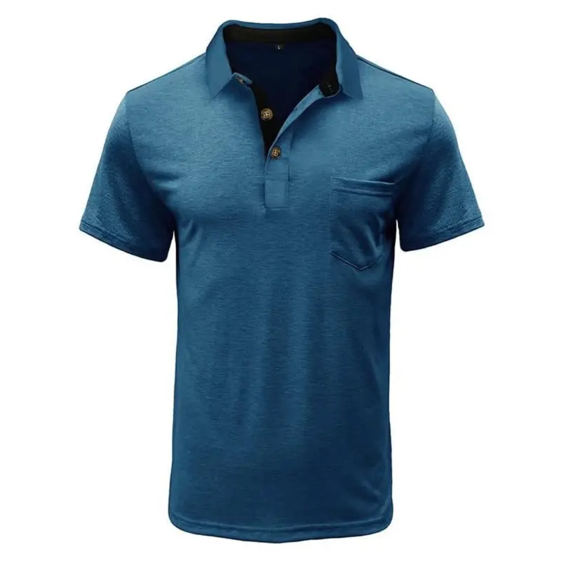 Men's Casual Classic Short Sleeve Polo T-Shirts 1