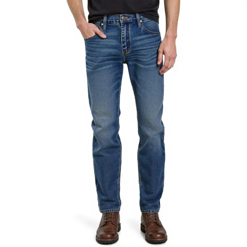 Men's Casual Relaxed Fit Denim Jeans 1