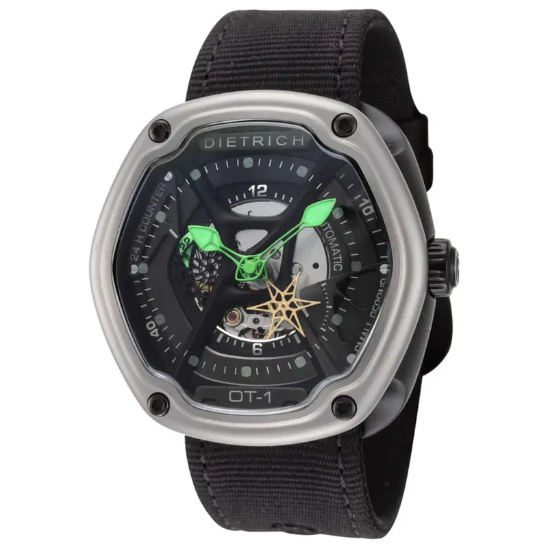 Men's Dietrich Organic Time 46Mm Automatic Skeleton Watch 1