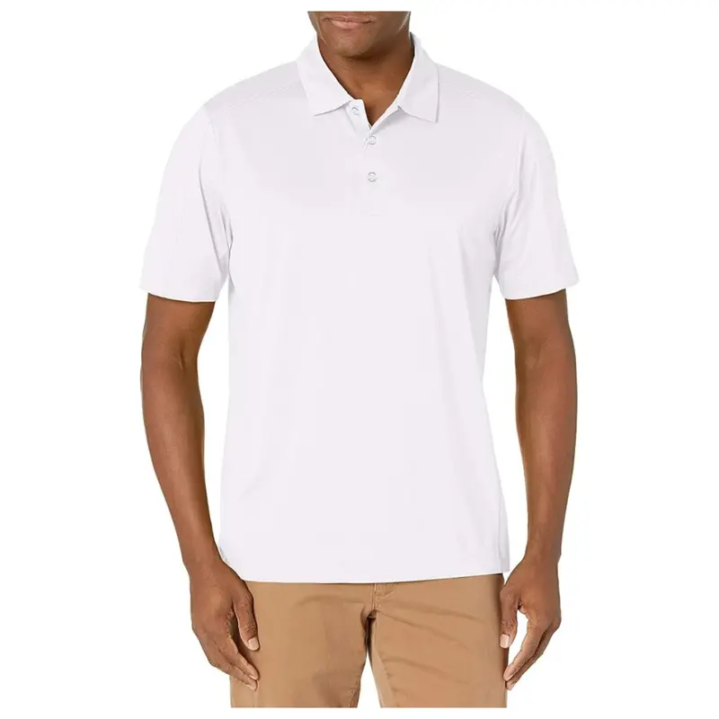 Men's Drytec Moisture-Wicking Short Sleeve Polo T-Shirts 1