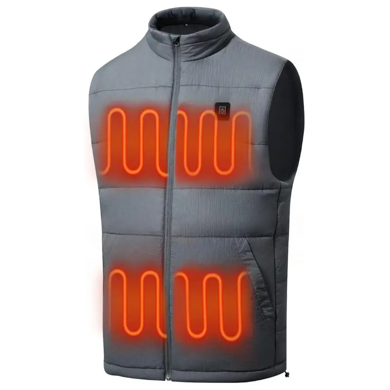 Men's Electric Water-Resistant Usb Rechargeable Heating Vests 1