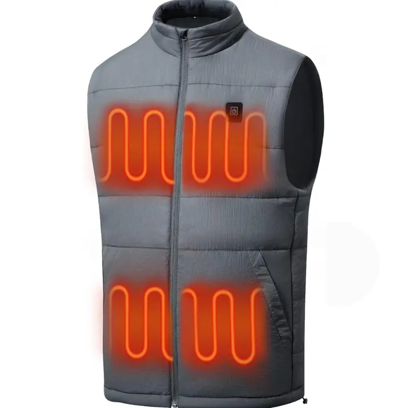 Men's Electric Water-Resistant Usb Rechargeable Heating Vests 1