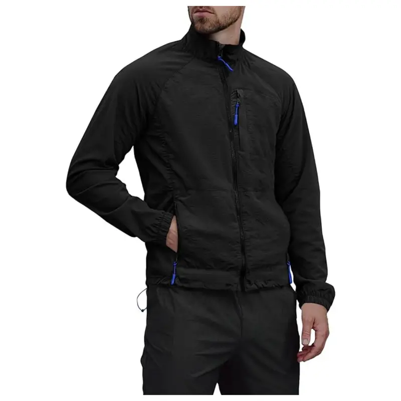 Men's Lightweight Windbreaker Athletic Jacket 1