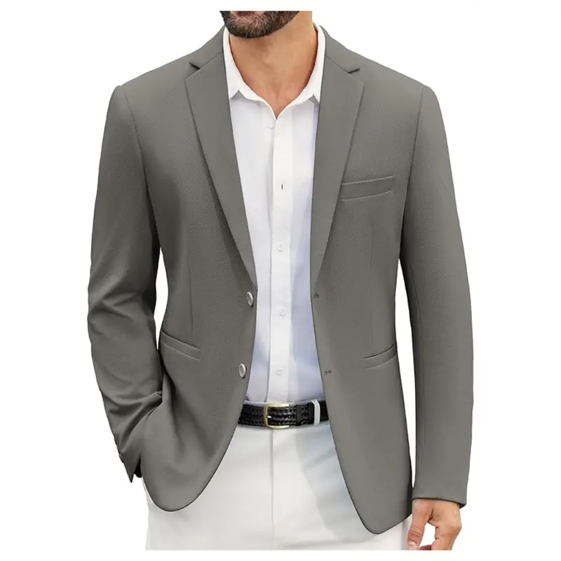 Men's Linen Casual Lightweight Slim Fit Sports Jackets 1