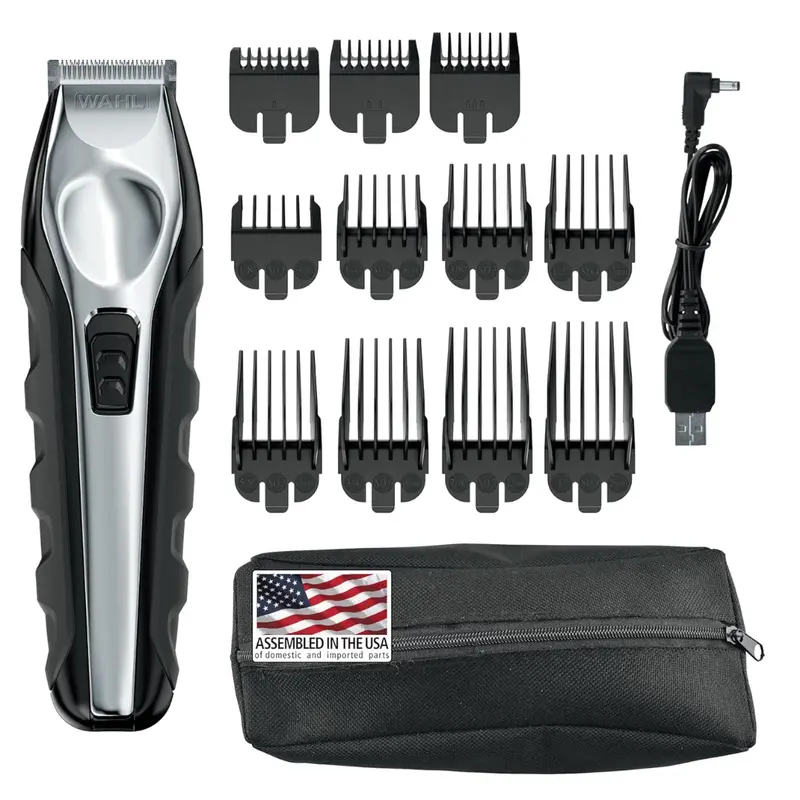 Men's Lithium Ion Total Beard Trimmer With 11 Guide Combs 1