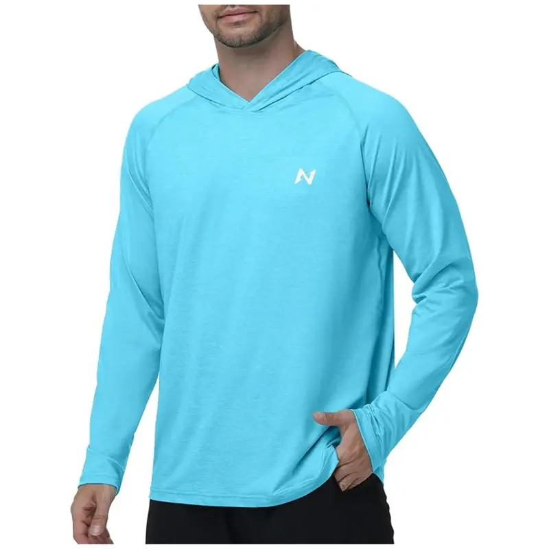 Men's Long Sleeve Upf 50+ Sun Protection Hoodie (Various) 1