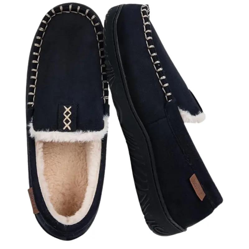Men's Memory Foam Plush Moccasin Slip-On Loafers (3 Colors) 1
