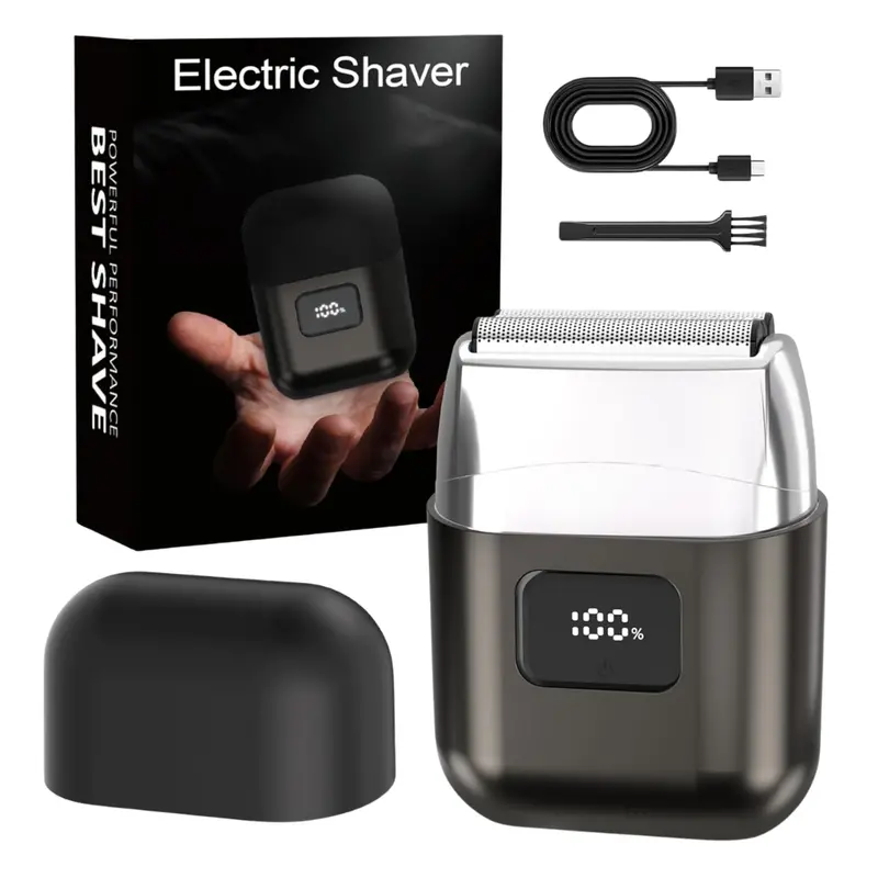 Men's Mini Electric Cordless Wet/Dry Foil Shavers 1