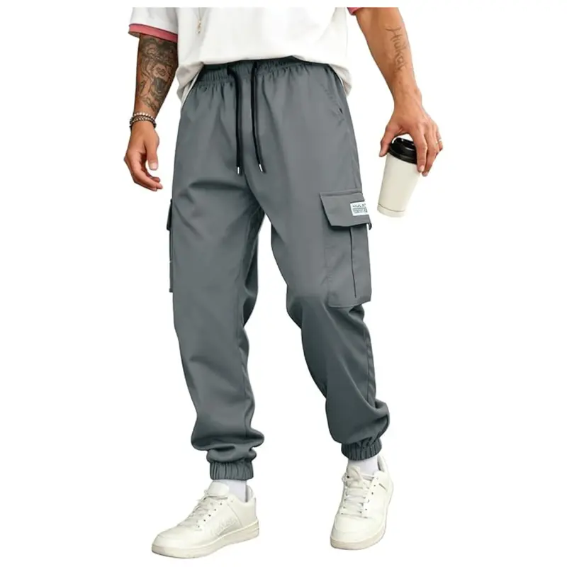 Men's Quick-Drying Lightweight Multi-Pocket Cargo Pants 1