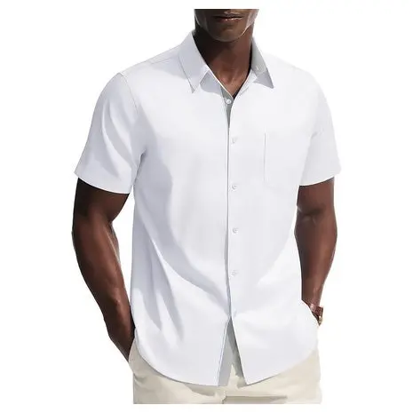 Men's Short Sleeve Dress Shirts 1