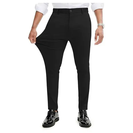 Men’S Slim-Fit Stretch Dress Pants (4 Colors) 1