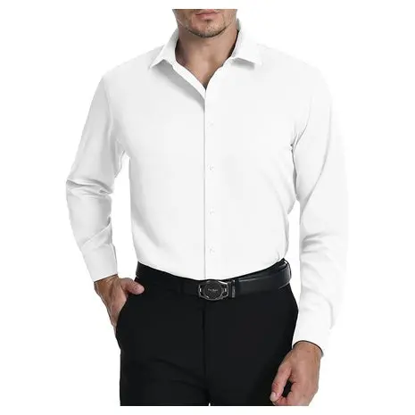 Men’S Stretch Wrinkle-Free Dress Shirt 1