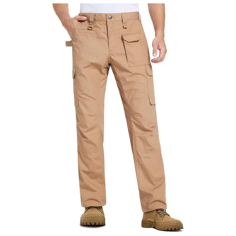 Men's Water Resistant Multi Pockets Durable Cargo Pants (Various) 1