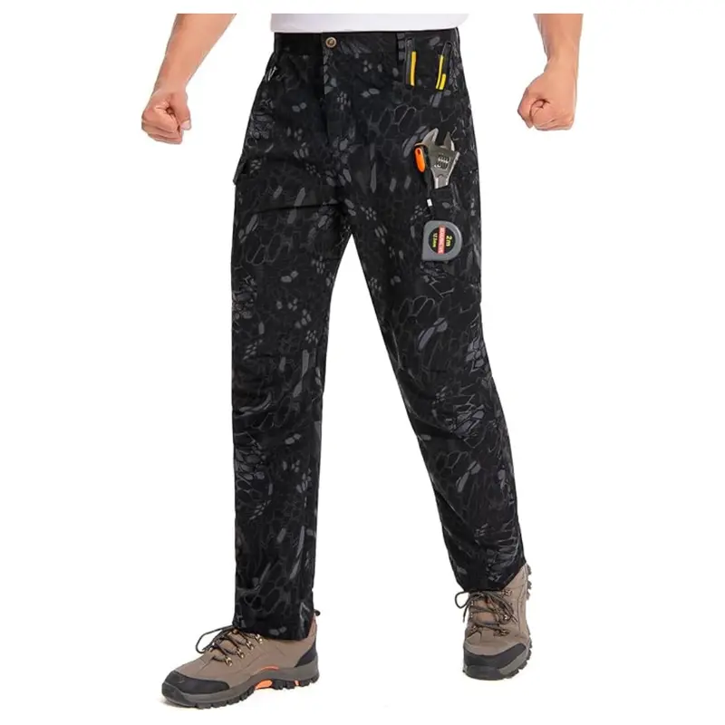 Men's Water Resistant Ripstop Cargo Tactical Pants 1