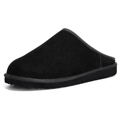 Men’S Winter Genuine Leather Slippers (5 Colors) 1