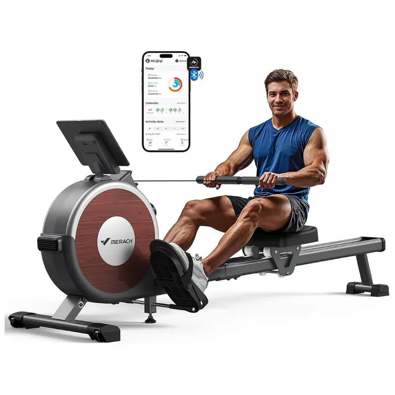 Merach Max 350Lb Weight Capacity Magnetic Rowing Machine 1