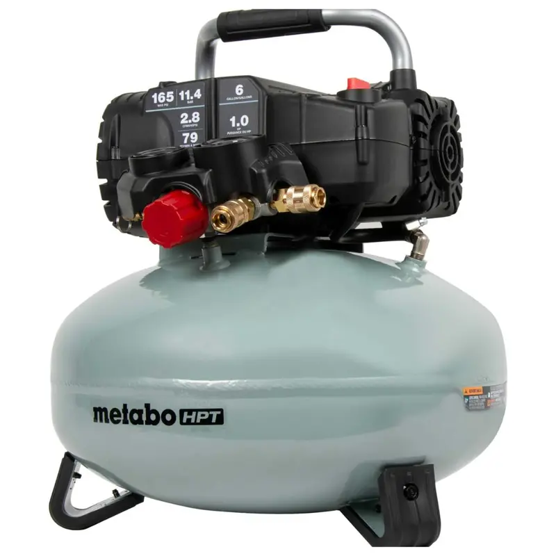 Metabo 6-Gallon 165Psi Hpt Pancake Air Compressor 1