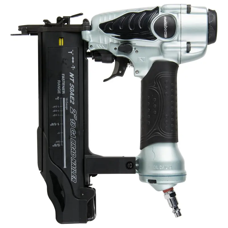 Metabo Hpt 2" 18-Gauge Pneumatic Brad Nailer (Nt50ae2m) 1