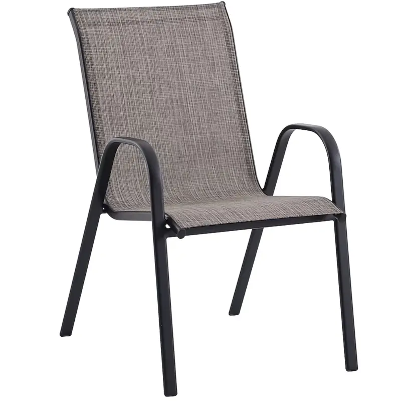 Metal Stackable Sling Dining Chair 1