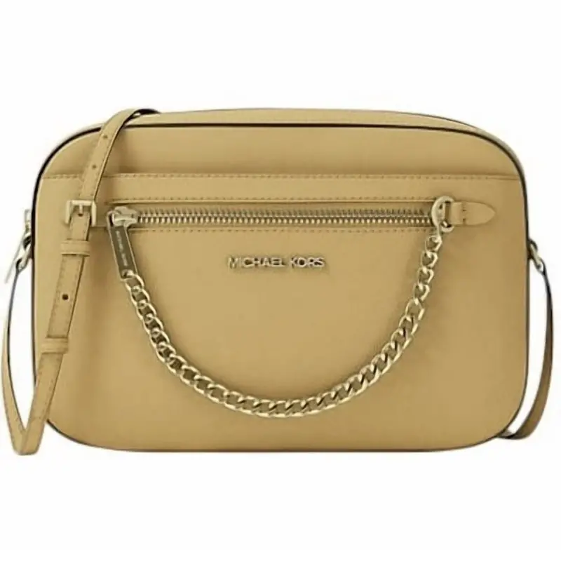 Michael Kors Women's Large Logo Zip Chain Crossbody Bag 1