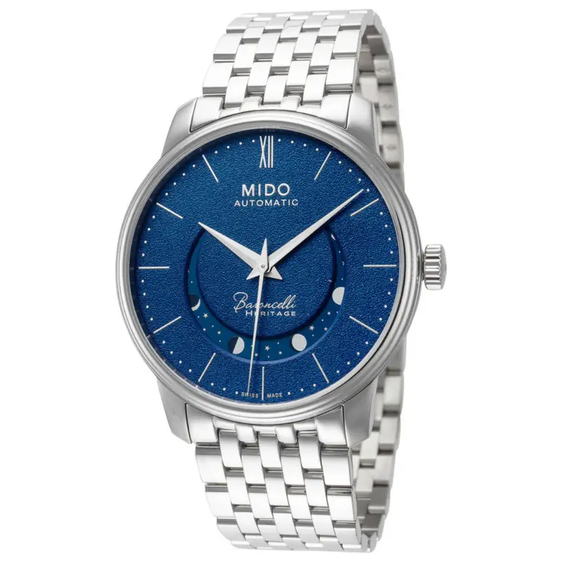 Mido Men's Smiling Moon Automatic Blue Dial Watch 1