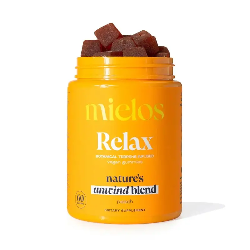 Mielos Btanical Terpne Infused Relax Gummies | 60 Count 1