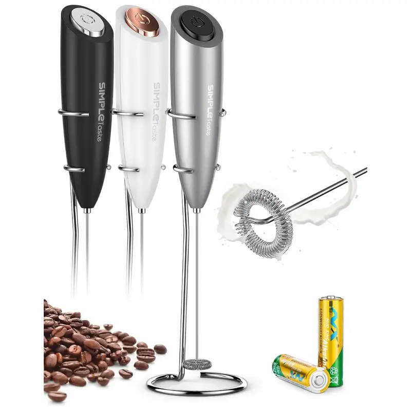 Milk Frother Handheld Battery Operated Electric Foam Maker 1