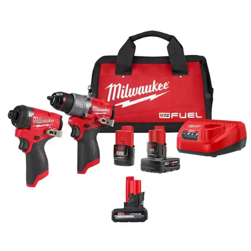 Milwaukee M12 Fuel 12-Volt Li-Ion Hammer Drill/Impact Driver 2-Tool Combo Kit 1