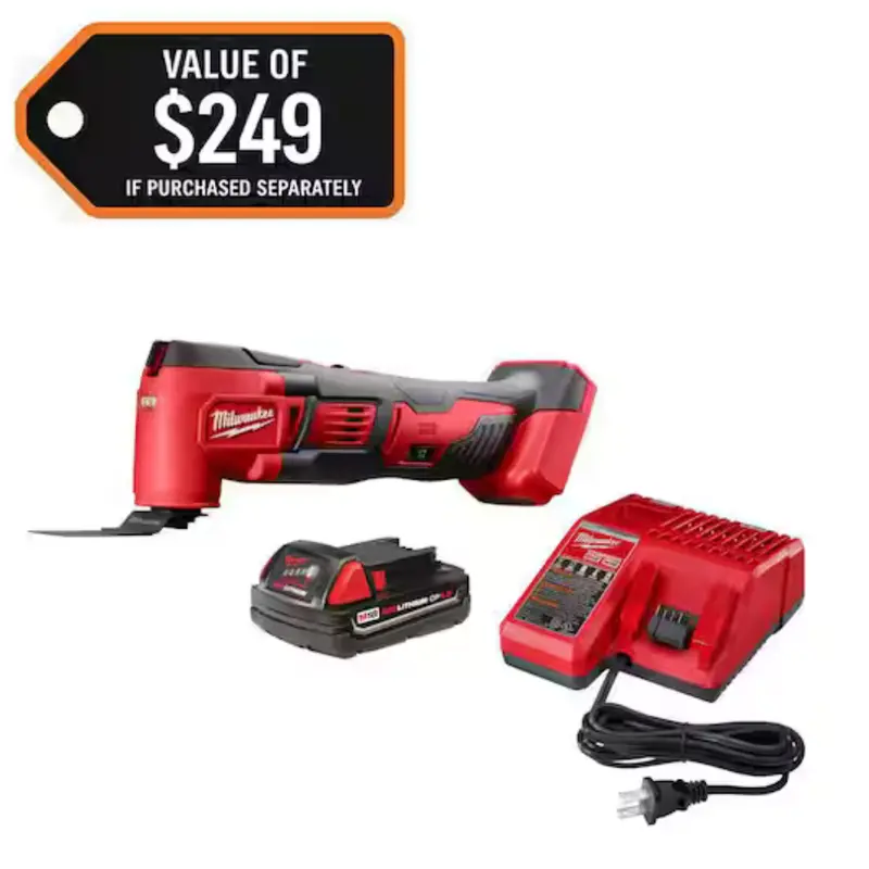 Milwaukee M18 Lithium-Ion Cordless Multi Tool Kit W/Battery & Charger 1