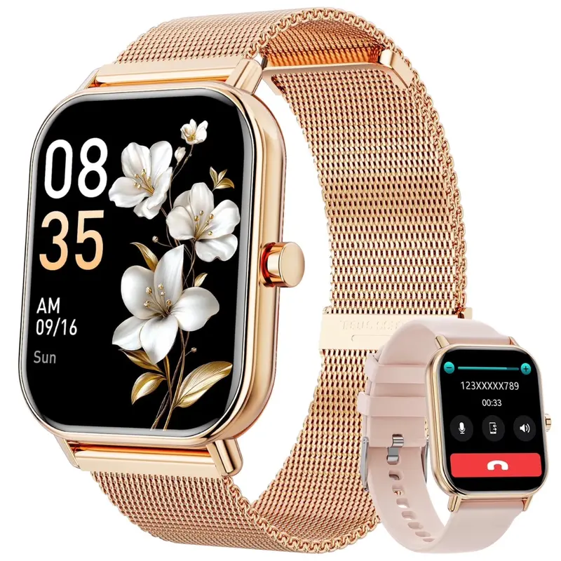 Mingdaln Ip68 Waterproof 1.85" Fitness Tracker Smart Watch 1